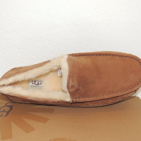 UGG Australia Ascot Slippers Loafers - Chestnut - Picture 4 of 5